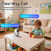 Caméra IP WiFi sans fil intérieure 2.4G 5MP, caméra de surveillance CCTV pour la sécurité domestique avec suivi humanoïde, application O-Kam Pro 2