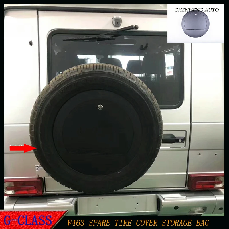 G Class w463 Spare Tire cover Storage bag Fit for G63G65G500G550G350 Rear Tyre Cover Bag