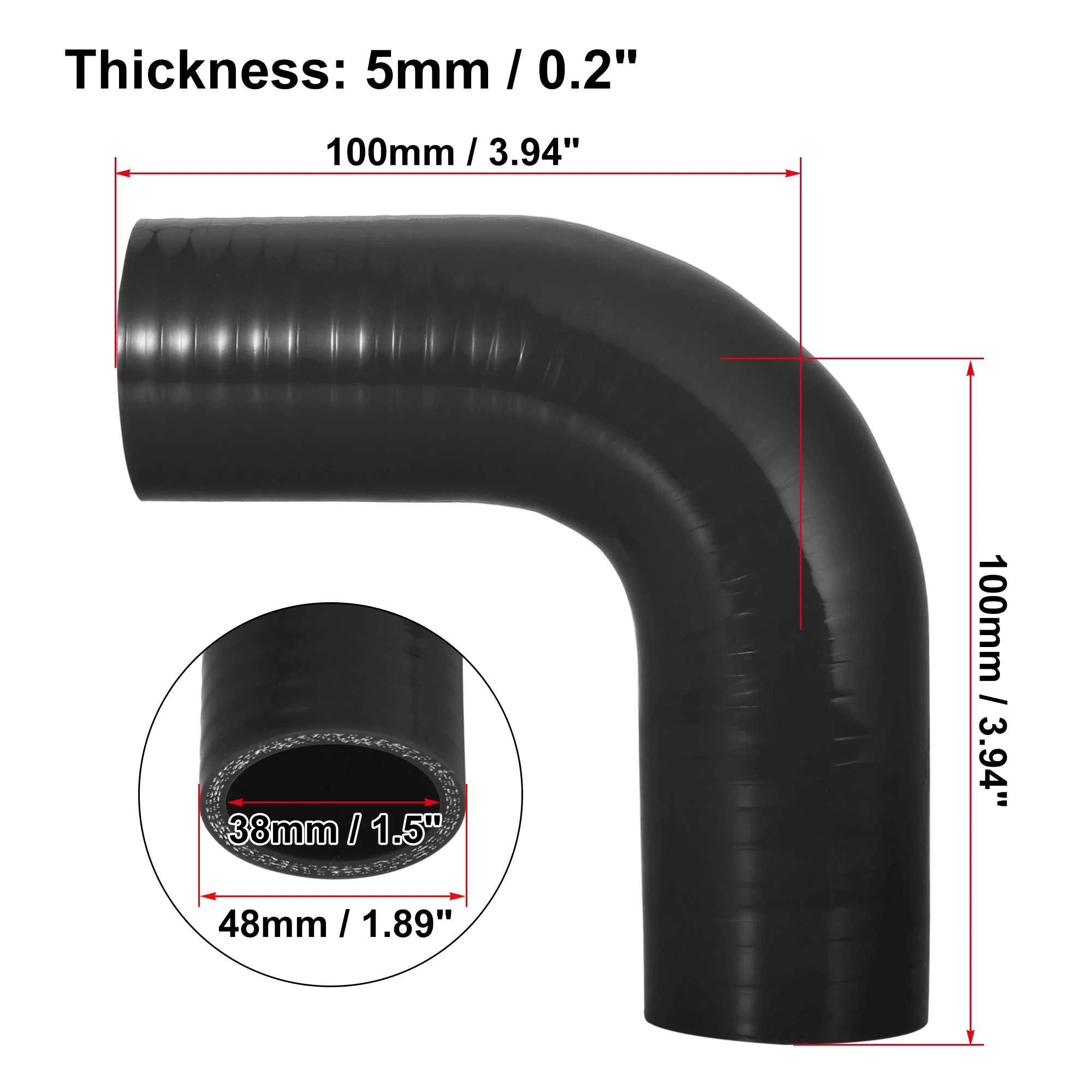38mm ID Black