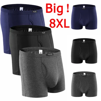 Intimo uomo Boxer Plus Size 6XL/7XL/8XL 95-220kg Mutandine di cotone di grandi dimensioni Homme Boxer Трусы Muhж Kamiе 1