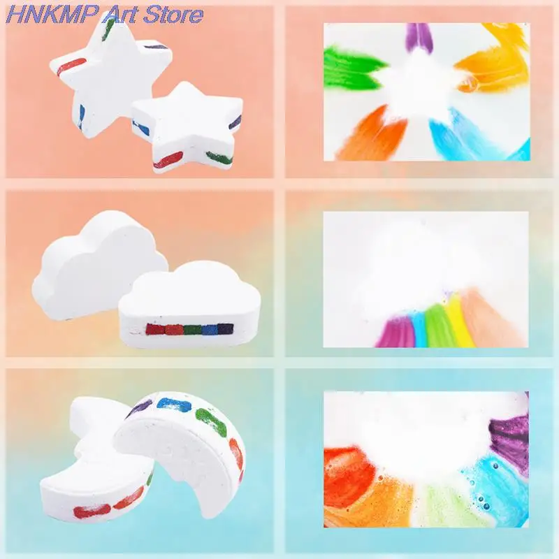 Exfoliating Bath Brush Bombs 4 Styles Rainbow Care Body Moisturizing Massage