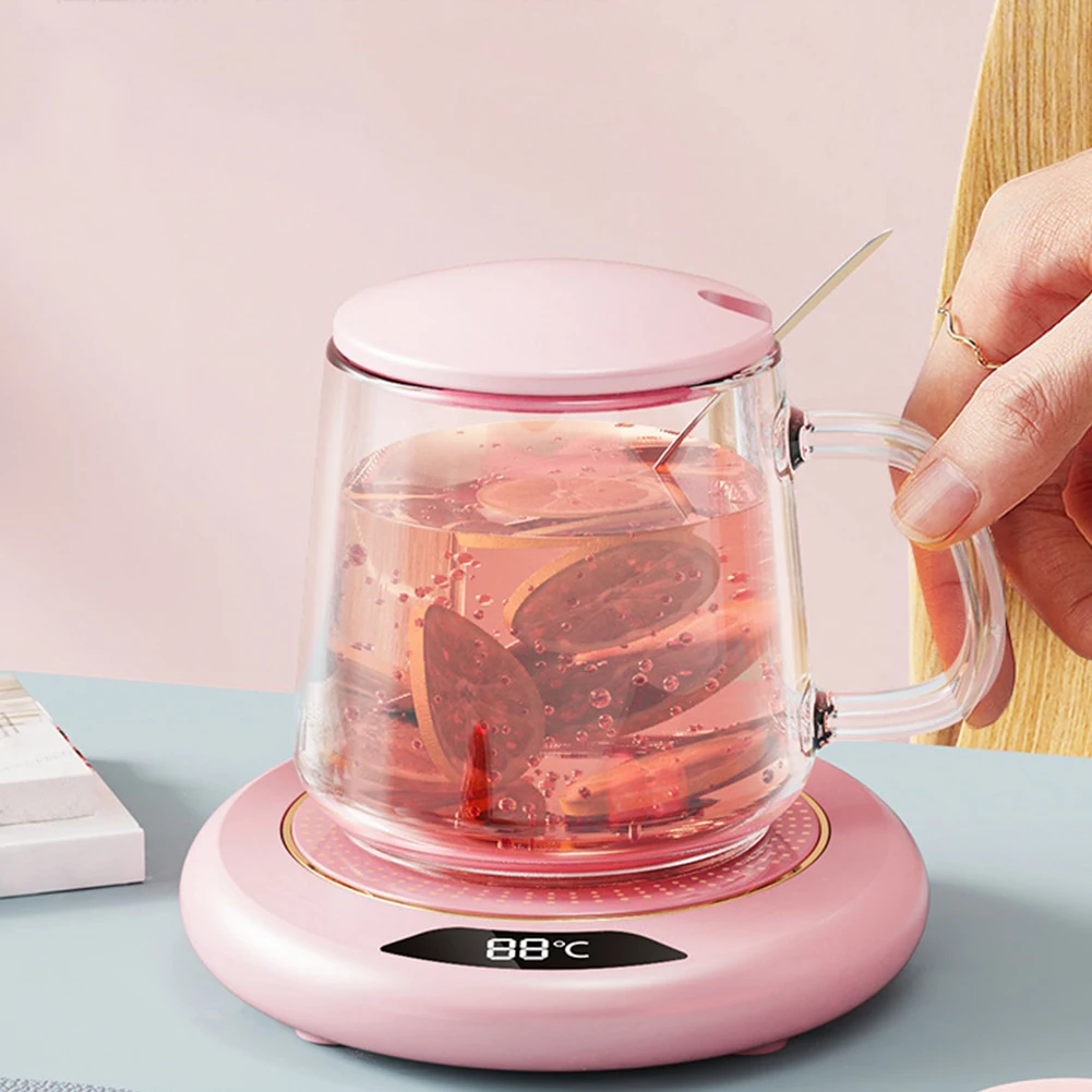 Adjustable Temperature Coffee Mug Warmer with Auto Shut Off and Three Heat Settings
