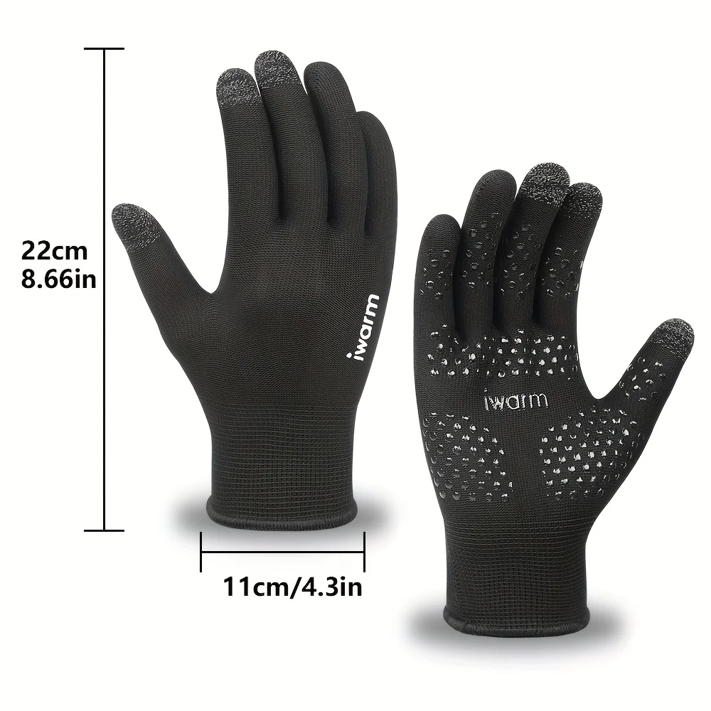 Premium Lightweight Touchscreen Cycling Gloves, Breathable and Ideal