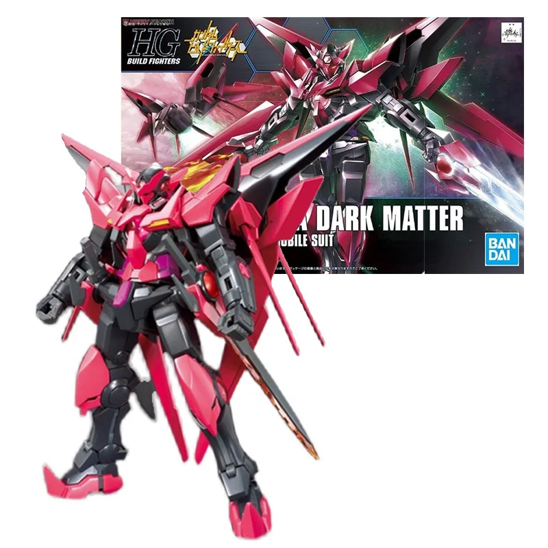 

Original Genuine Gundam Model Kit Anime Figure HGBF 1/144 EXIA Dark Matter Collection Gunpla Anime Figure Toys for Children