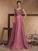 Elegant Blue Sequins Evening Dress Luxury