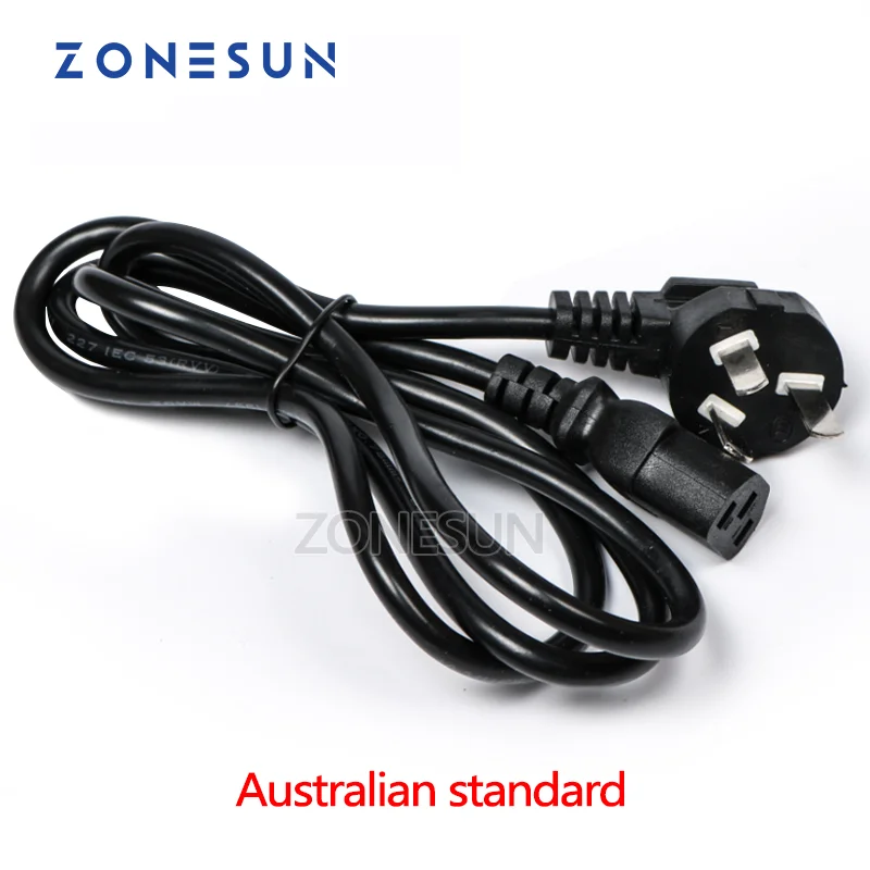 

ZONESUN Universal EU GER AU CHN Plug Adapter European Germany Australia Chinese Power Socket Plug For Electric Filling Machine