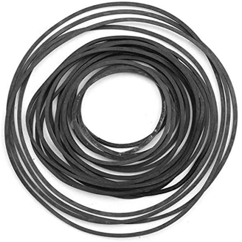40-65/75-100/110-145mm 카세트 테이프 기계 벨트 CD DVD 레코더 워크맨 E65C 용 일반 사각형 고무 벨트 모듬
