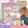 Children Gashapon Machine Mini Claw Arcade Crane Cartoon Doll Blind Box Egg Twisting DIY Educational Games Toys for Kids Gifts 3