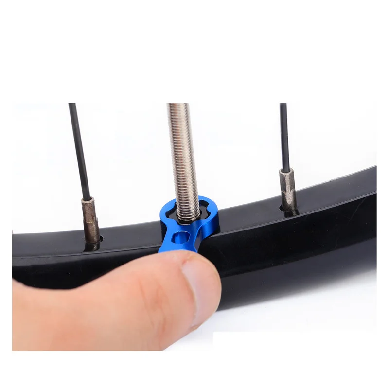 1 Set MTB Road Bicycle Tubeless Tire Valve Cap Vacuum Tire Nozzle Lock Mountain Bike Presta Valve Nut Install Wrench
