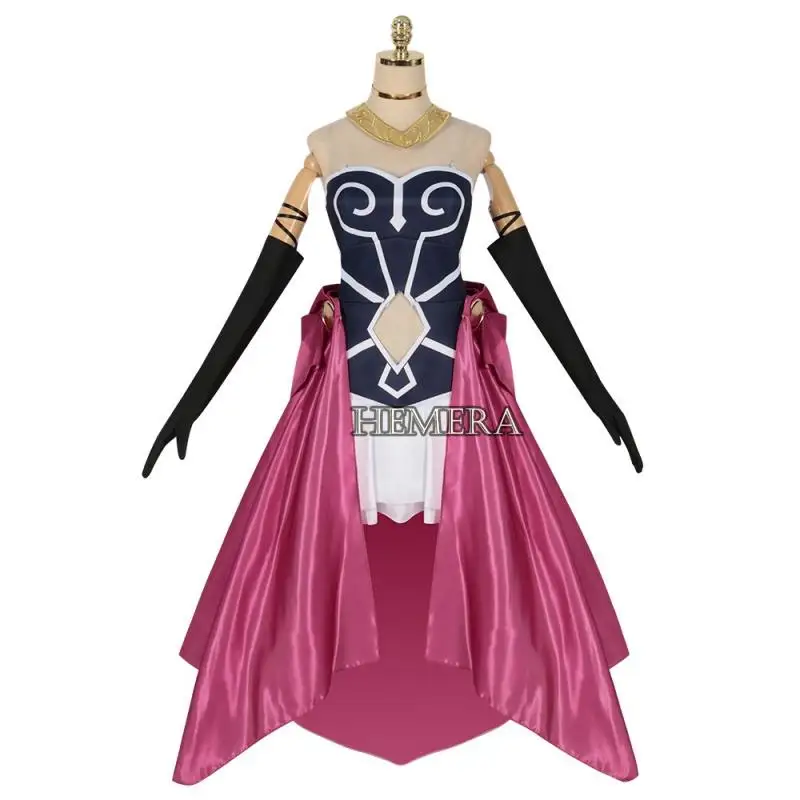 

Костюм для косплея Aura Anime Frieren Beyond Journey's End, гильотинная одежда для косплея Aura, парик для косплея с двойным углом, даэмон клан