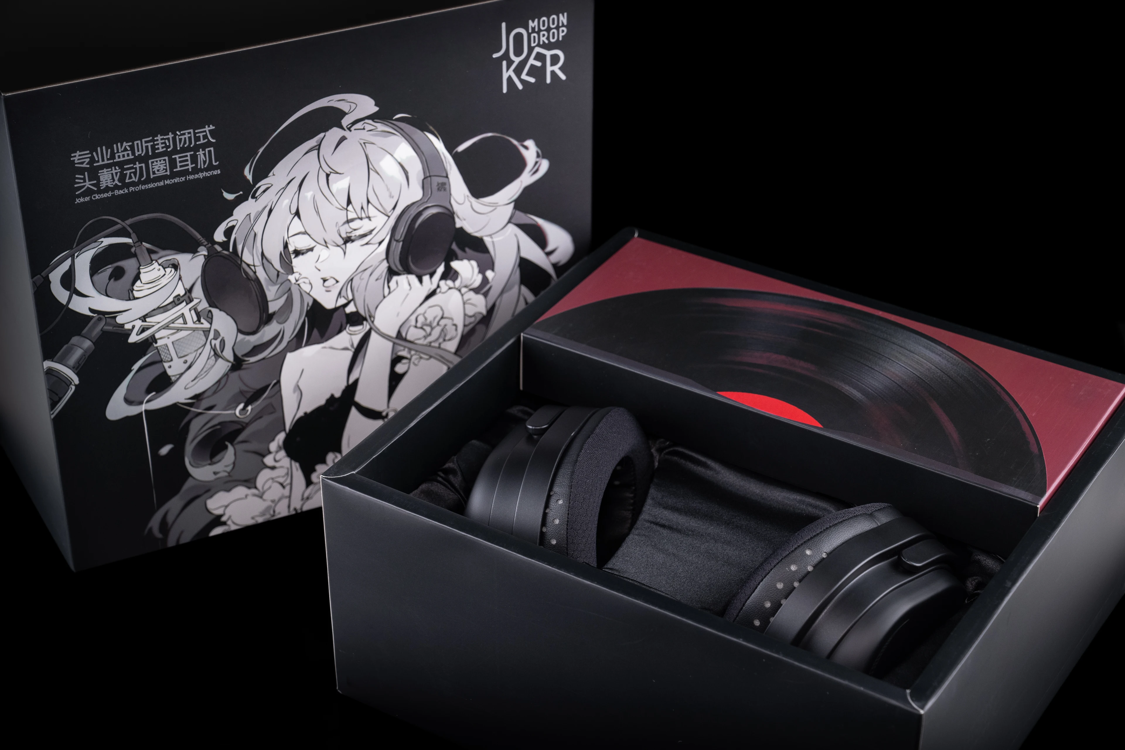 MOONDROP-JOKERダイナミックドライバーフルサイズヘッドセット、3.5mm 