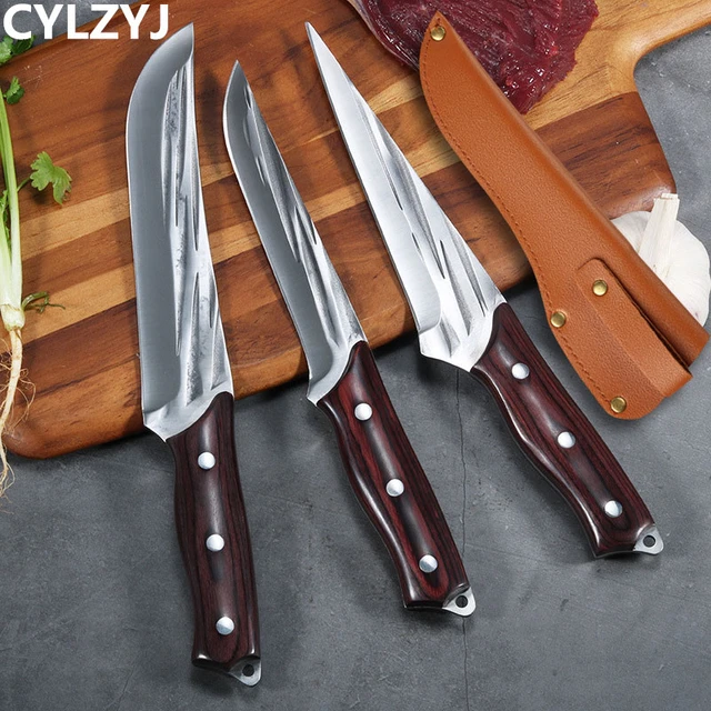 1-11 Pieces Kitchen Knives Set Chef Cleaver Knife Slicing Bread Meat  Filleting Knives Utility Butcher Boning Japanese Knife Sets - AliExpress
