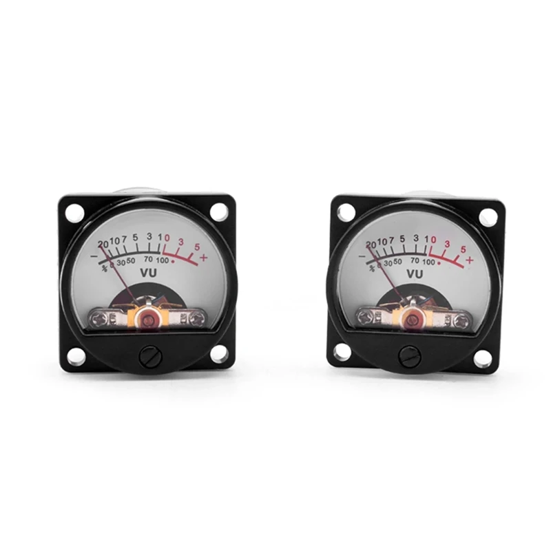 VU Level Audio Meter Stereo Amplifier Board+2Pcs VU Meter 9-12V DC Stereo Amplifier Board Level Indicator Durable Easy Install 3