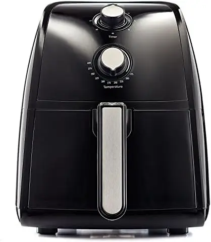 

Electric Hot Air Fryer, Healthy No-Oil Deep Frying, Cooking, Baking and Roasting, Easy Clean Up, Removable Dishwasher Safe Baske