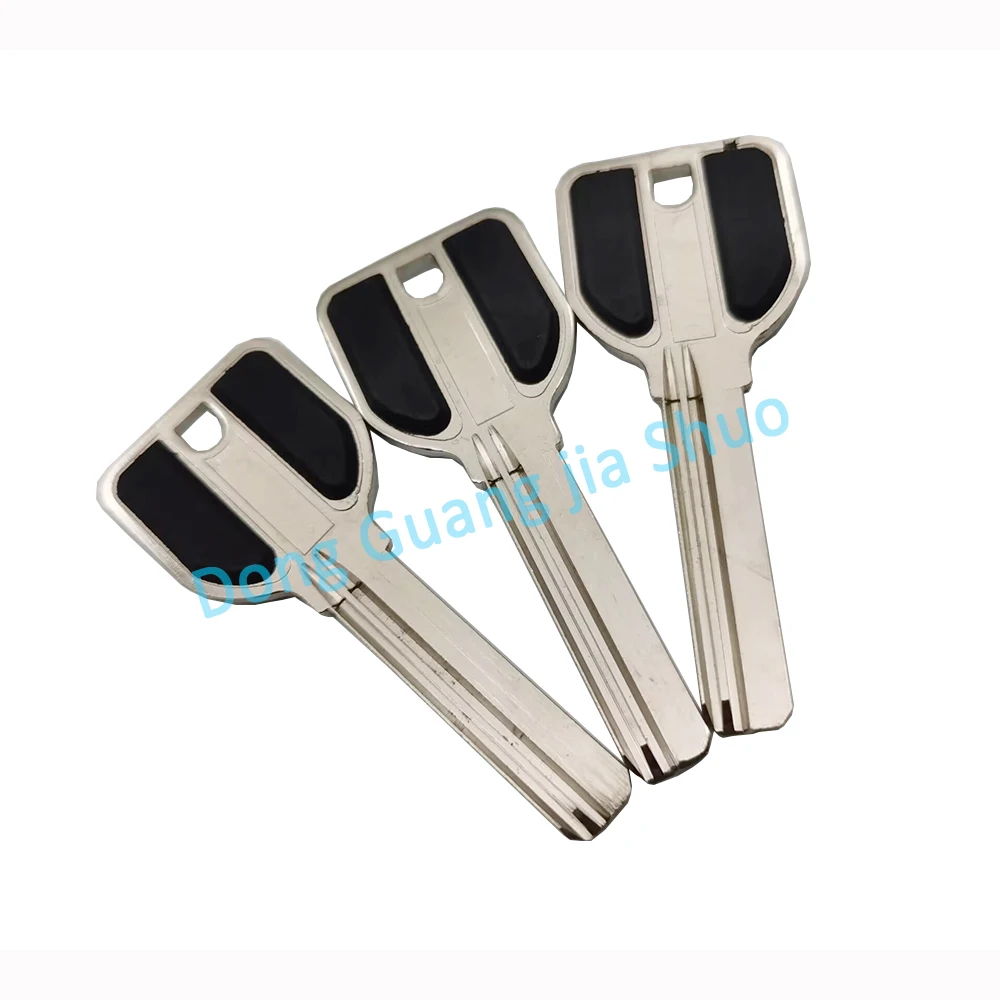 30PCS JS073 35mm long patch key blank front and rear positioning key blank AB Caba lock