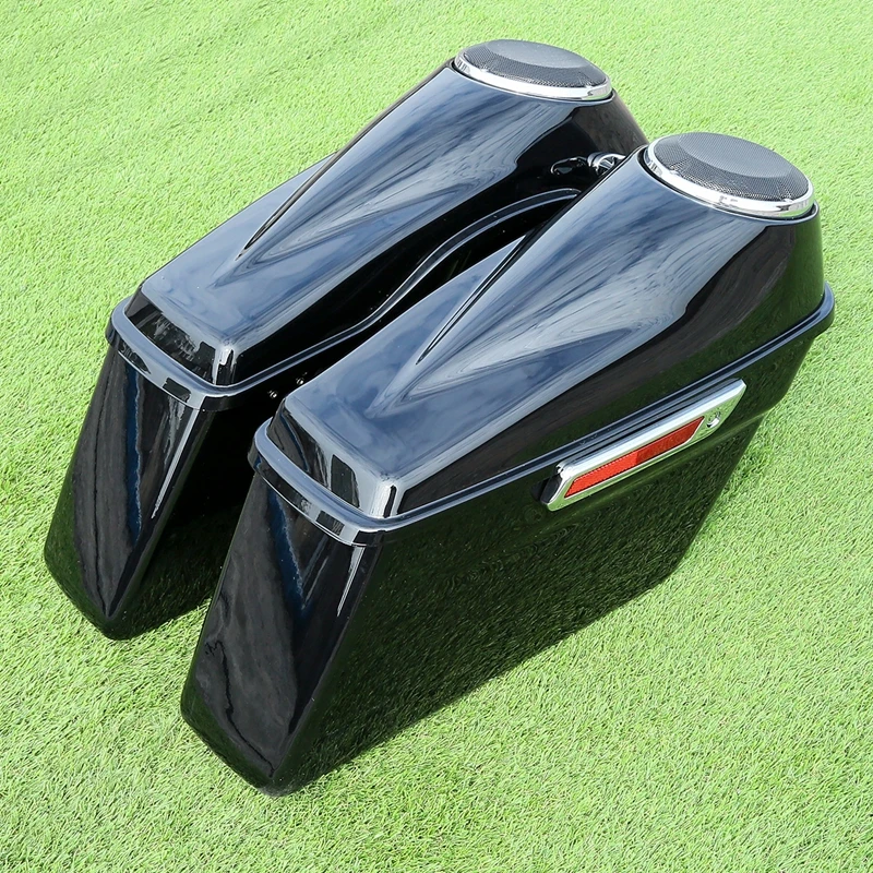 

Motorcycle Hard Saddlebags W/ 6.5" Speaker For Harley Touring Road Glide 2014-2023