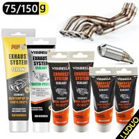 75/150g Metel Exhaust System Paste Car Pipes Repair Sealant High Temperature Pipe Glue Air Leaks Plugging Repair Adhesive Filler 1