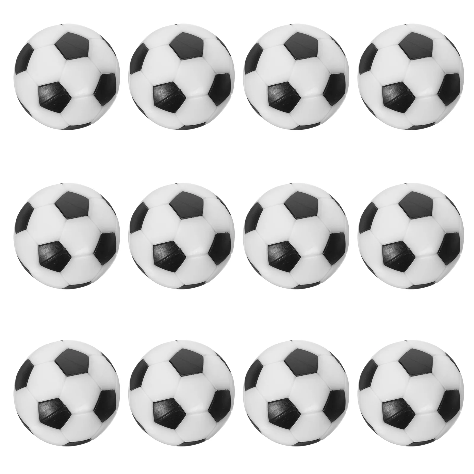 12 Pcs Tabletop Kids Soccer Kids Small Football Mini Replacement Footballs Child 4pcs football match signal flags small handheld signal flags soccer referee flags football match flags