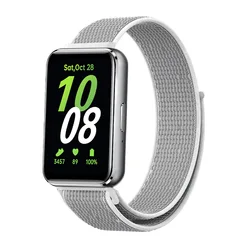 Nylon Loop Strap for Smart Bracelet Wristband Replacement - Premium Band Accessories (Gray)