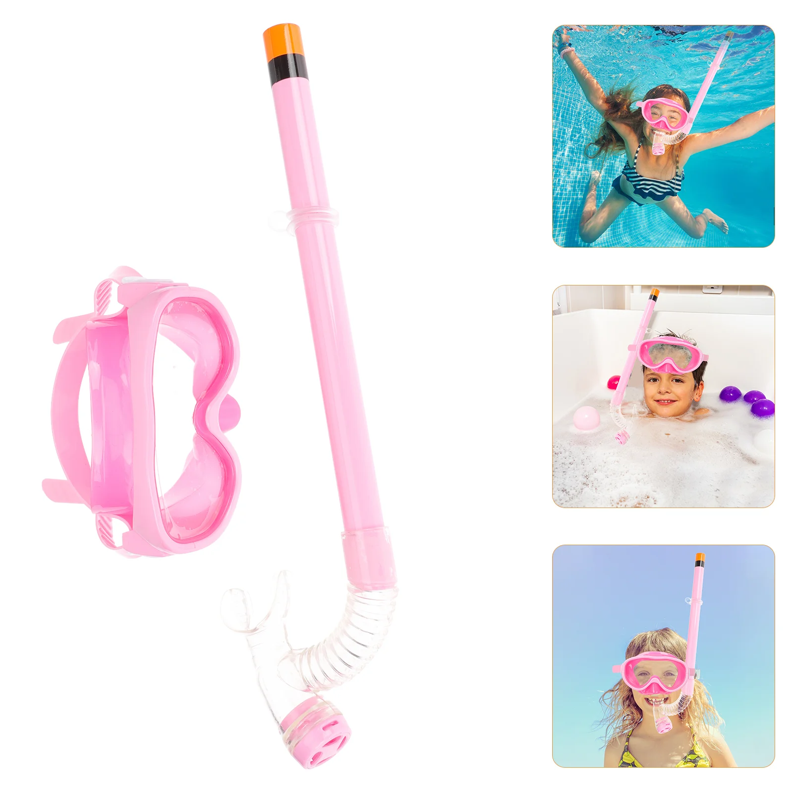 

A Snorkeling Kit For Children Anti-Fog Diving Swimming Goggles Semi-Dry Snorkeling Kit Snorkeling Kit Swimming Kit Diving Mask