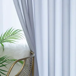 Soft Multi-color Shading Curtains for Living Dining Room Bedroom