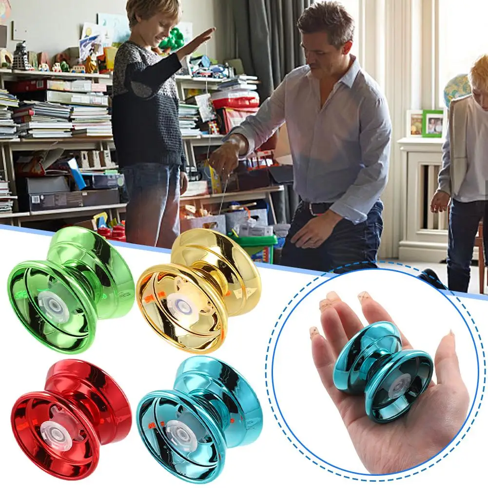 Children Beginners Professional Aluminum Metal Yoyo Ball Competitive Yoyoball Adult Kids Yoyoyoball with Accessories yoyo ball