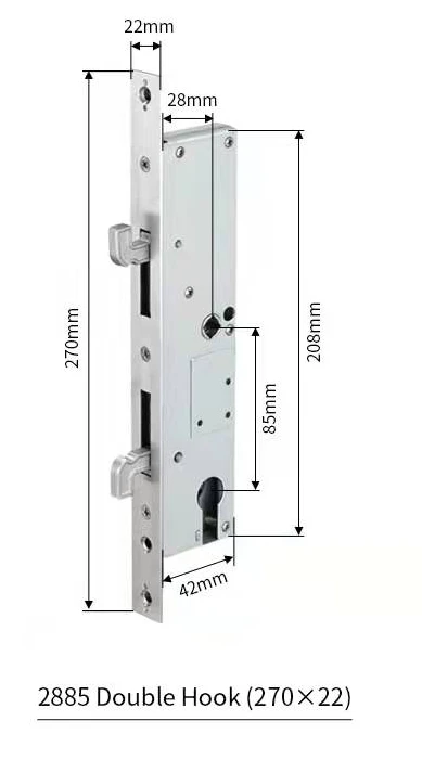 YRHAND هيكل قفل نقر بأحجام مختلفة لحجم القفل الذكي...