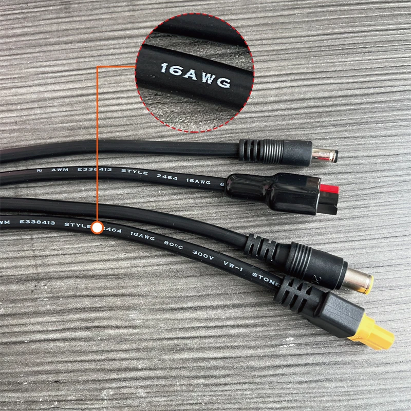 cabo de carregamento solar para gerador adaptador 03