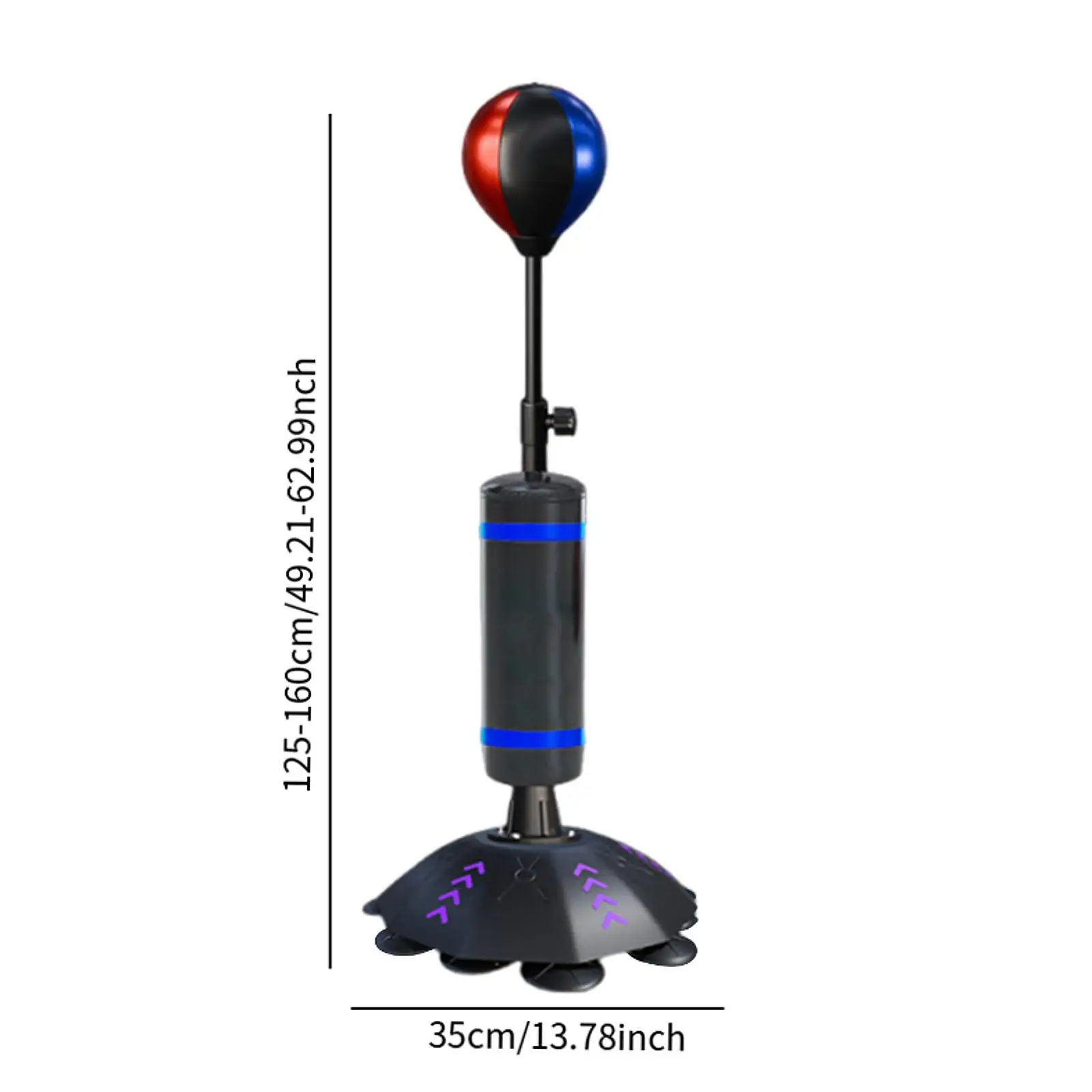 Punching Bag with Stand Speed Bag Height Adjustable Fitness Gift Boxing Bag Punching Bag with Stand Speed Bag Height Adjustable Fitness Gift Boxing Bag