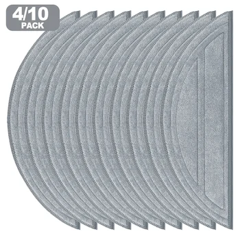 Kit di panni per mop in microfibra da 4/10 pezzi per Roborock Q10 S5 / Q10 S5+ / Q10 VF / Q10 VF + / Q10V / Q10V + parti per aspirapolvere 1