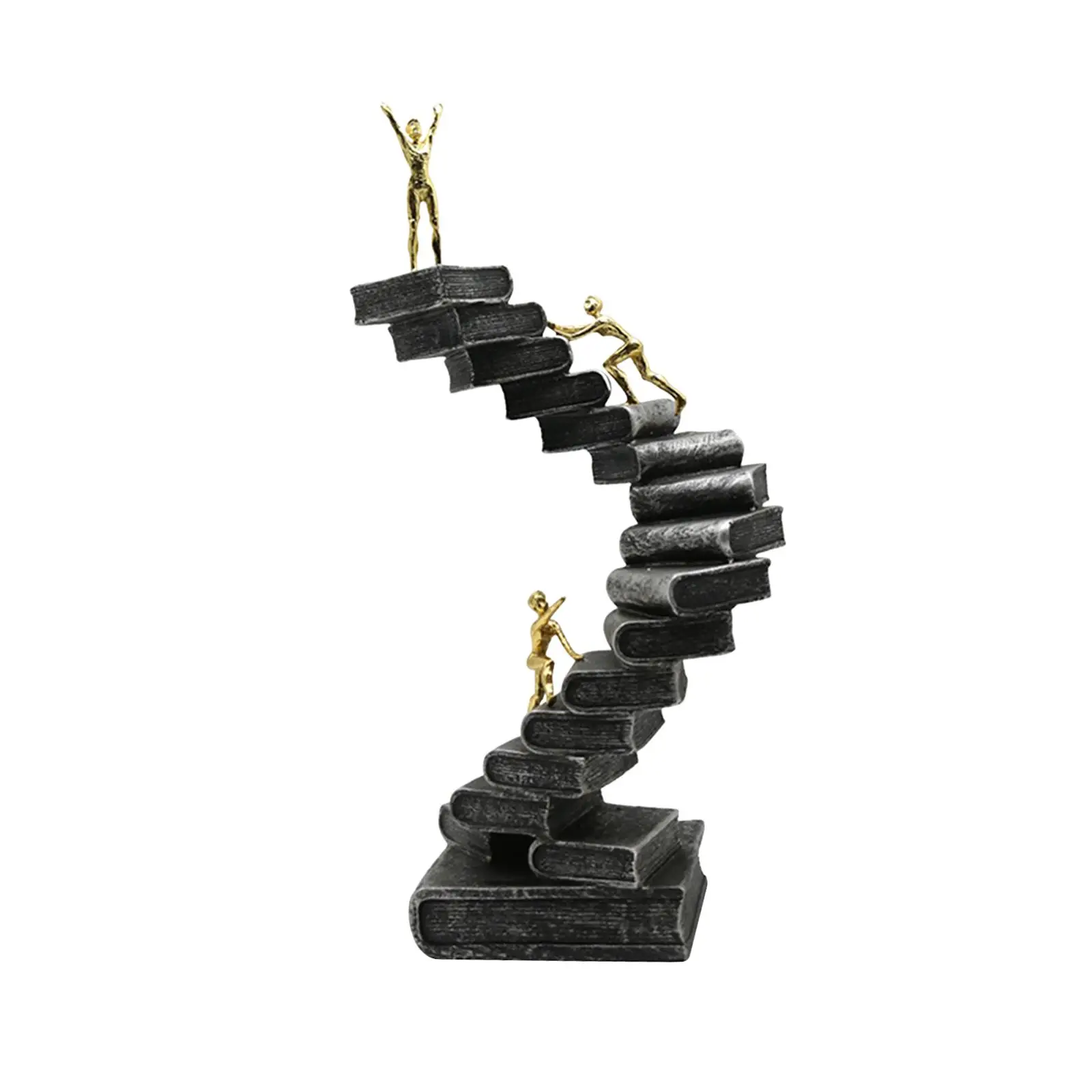 Abstract Thinker Ladder Statue 4