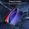 Screen Protector for Samsung Galaxy Tab S7 Plus/ S7 FE /S8 Plus /S9 Plus /S9 FE Plus 12.4 Tempered Glass for S9+ S9 FE+ S8+ S7 + 5