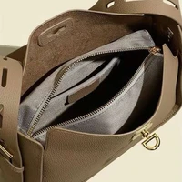 Nouveau Sac à Main de Luxe en Cuir Véritable pour Femme, Sac Bandoulière et Sac Fourre-tout Grande Capacité en Cuir de Vachette, Sac à Main Tendance 3