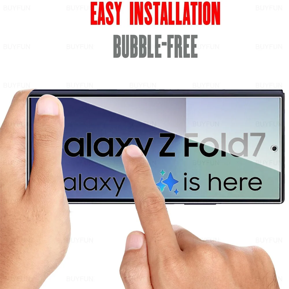 Premium 9H HD Tempered Glass Screen Protector for Samsung Galaxy Z Fold Series - Anti-Scratch, Available in 1-3Pcs