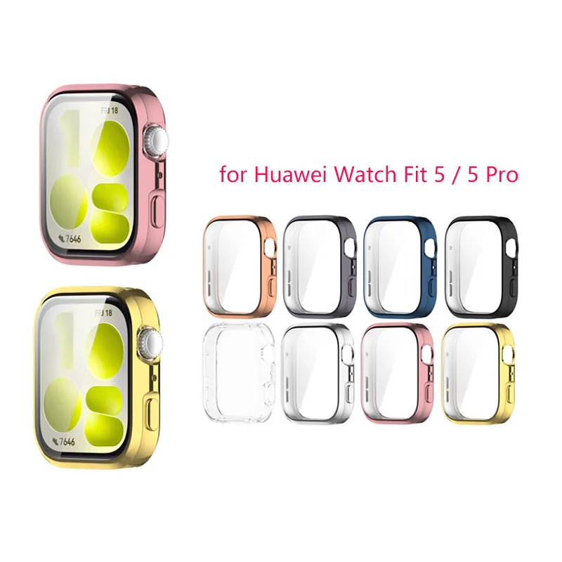 Huawei Watch Fit Protective Soft TPU Case - Full Coverage Screen Protector Cover