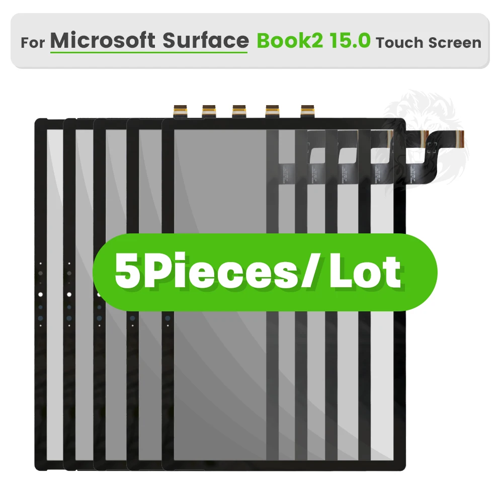 5 Pz Originale Per Microsoft Surface Book 2 1793 Touch Screen Digitizer Assembly 15.0 "Per Surface Book 2 1813 Touch Sostituzione