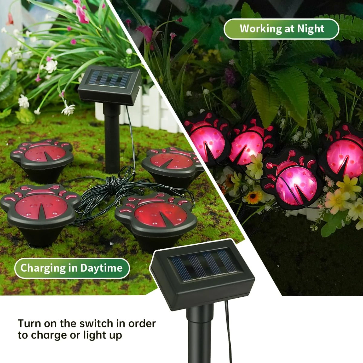 Transform your outdoor space with the elegant, stylish, and pet-friendly solar lawn lamp from PAN. This courtyard outdoor lamp n