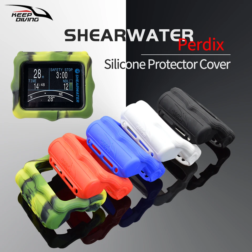 Funda De Silicona Para Ordenador De Buceo Shearwater Perdix - Antiarañazos Y Varios Colores