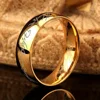 Bagues de mariage en acier inoxydable pour Couples, gravure Laser exquise, bijoux de film à la mode pour hommes et femmes, cadeaux, vente en gros