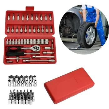 46pcs Metric Socket Wrench Set 4