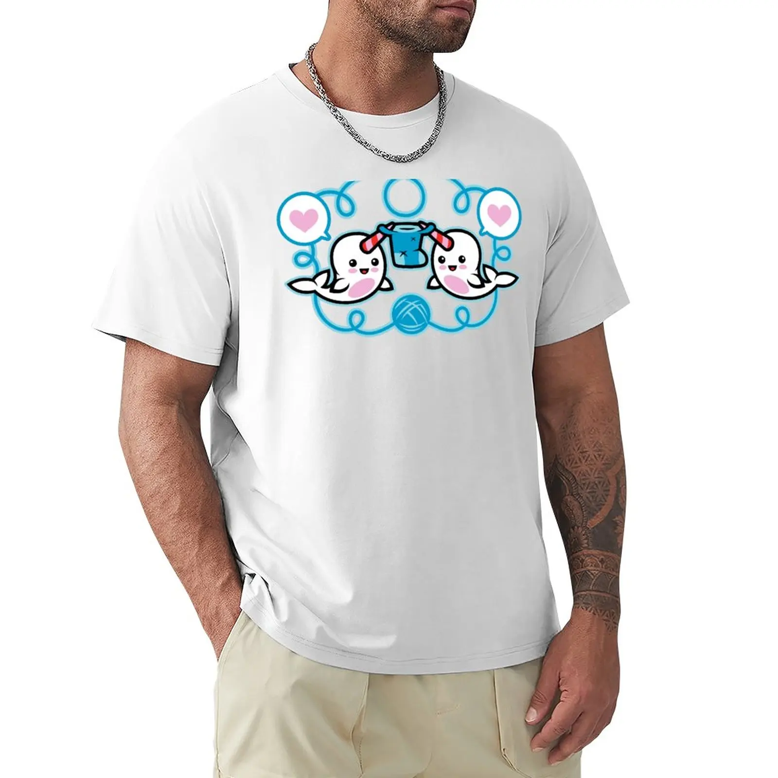 

The Narwhal- Nature's Knitter! T-Shirt plain t-shirt funny t shirt plain white t shirts men