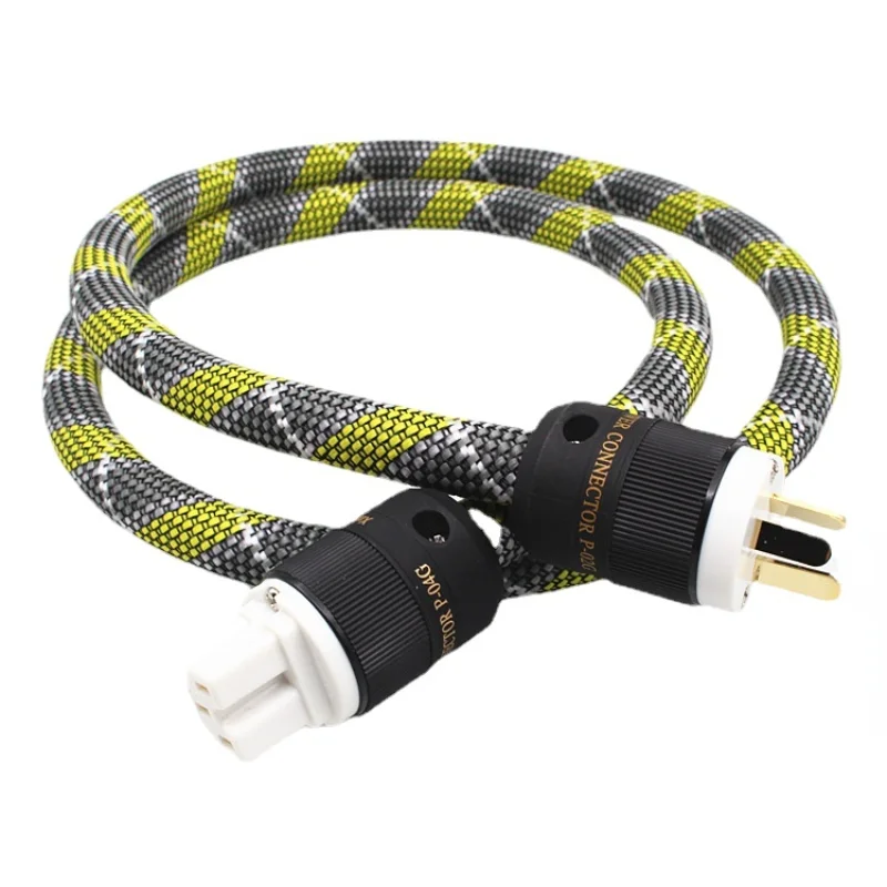 Фото Аудиофил OFC медный проводник 3*4 мм кабель Hi-Fi аудио усилитель CD Amp AU US Plug Power Line №2