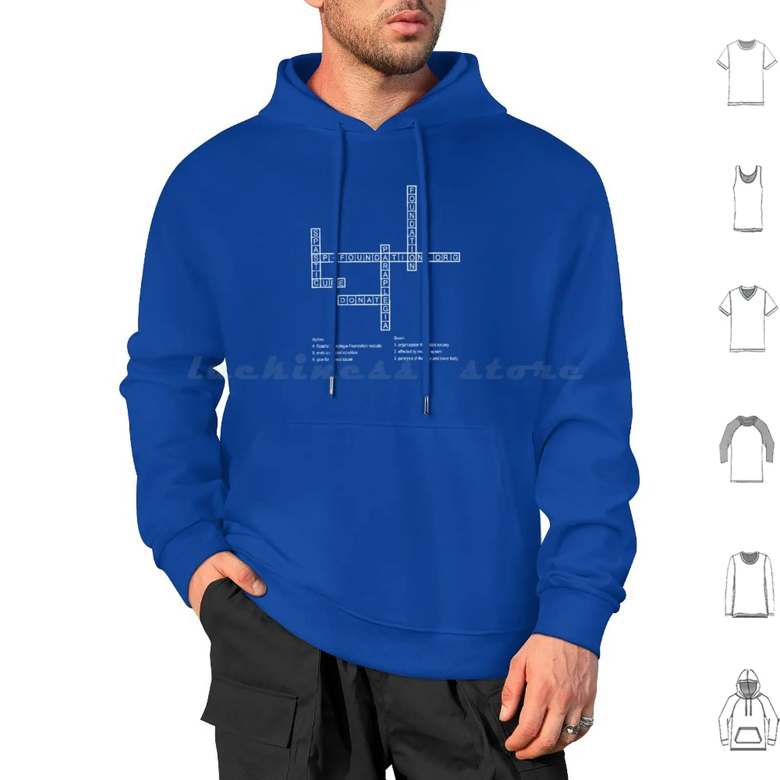 SPF Crossword 2 Hoodie in Action