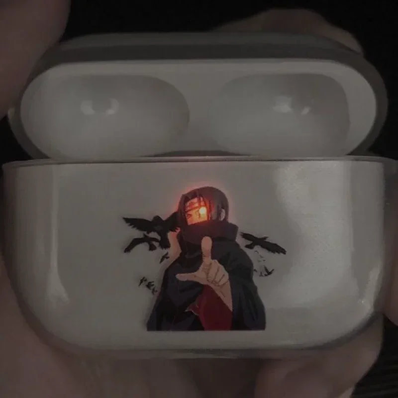 NARUTO-ナルト-シリコンAirPods1/2 Pro 3 Proイヤホン用の漫画デザイン