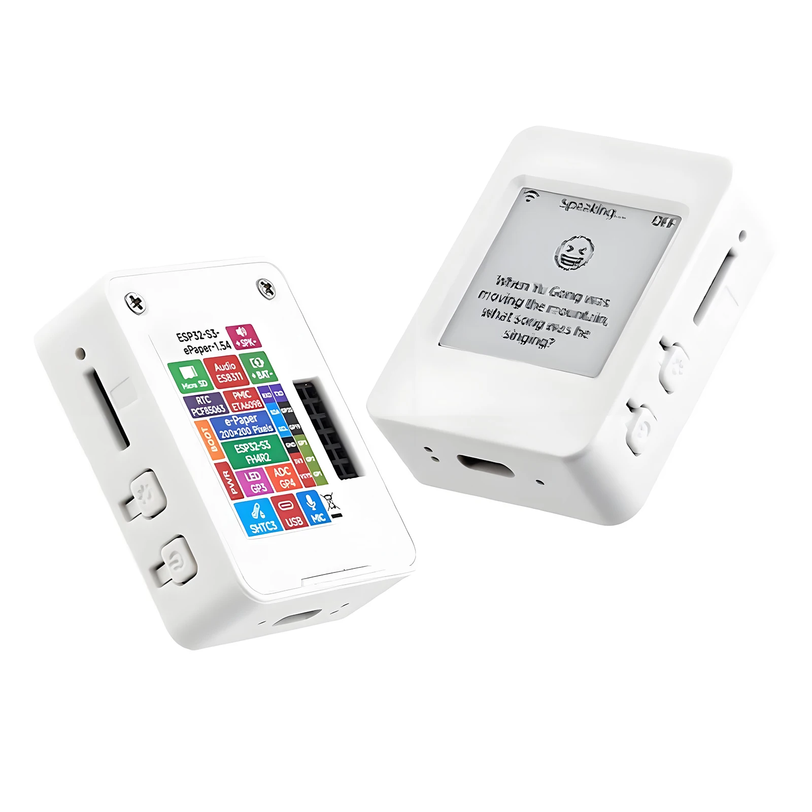 Placa De Desarrollo ESP32-S3 Con Pantalla E-Paper 1.54" - Para Proyectos IoT Con Wi-Fi, BLE Y Sensores
