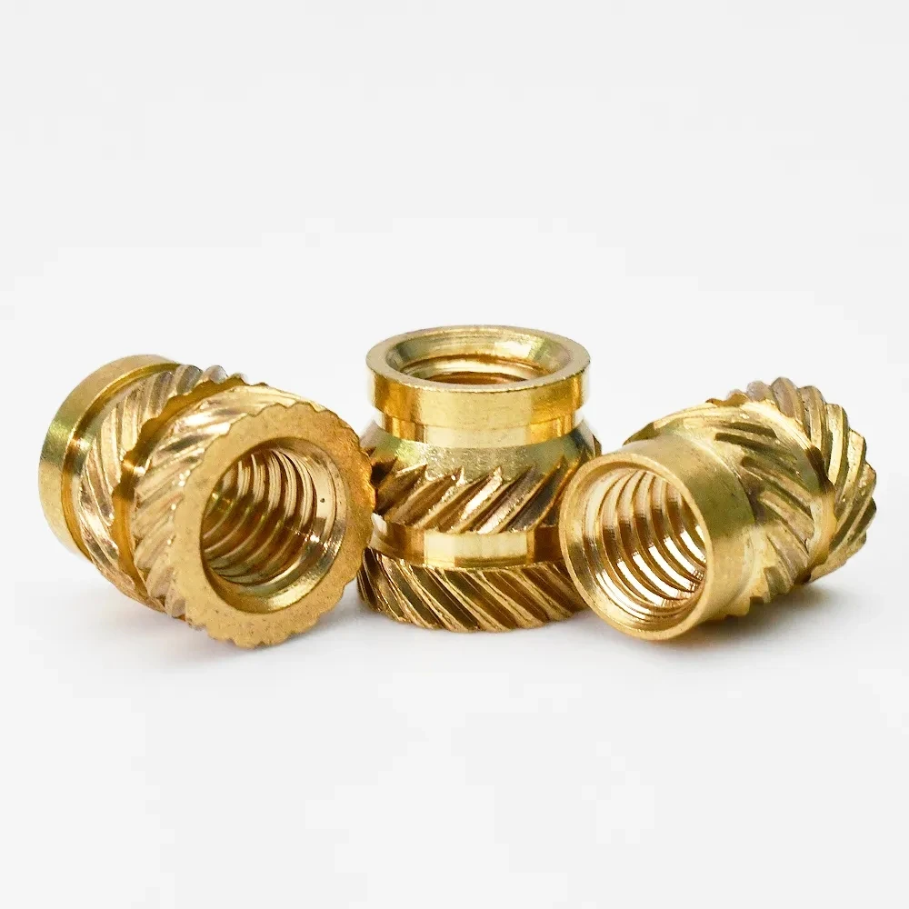 250pcs M3 Insert Brass Nut Hot Melt Knurled Thread Heat Embedment Copper  Nuts Embed Pressed Fit for 3d printer Plastic Case