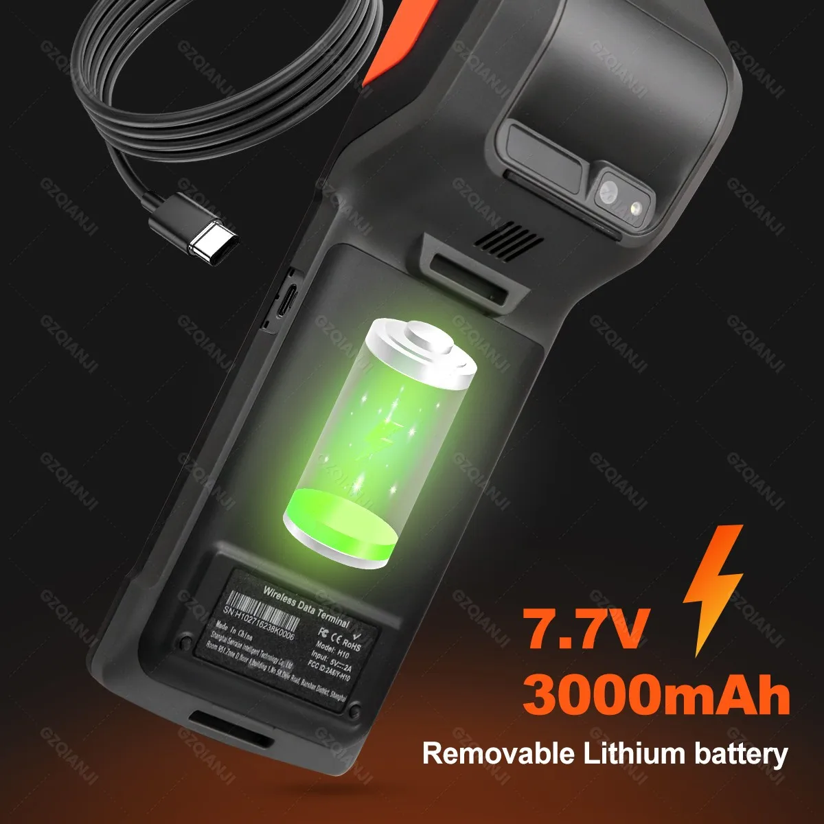 Android 13/14 POS Terminal Machine 5.5" Touch Screen Built-in 58mm Bluetooth Thermal Receipt Printer Wifi Support Loyverse app