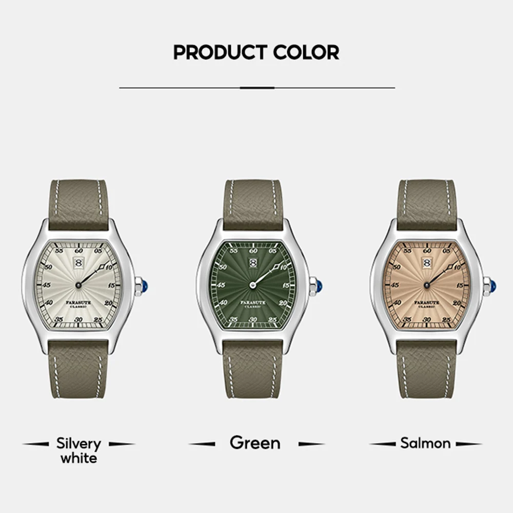 FARASUTE レトロ高級メンズ自動腕時計ジャンプアワー腕時計カモメ