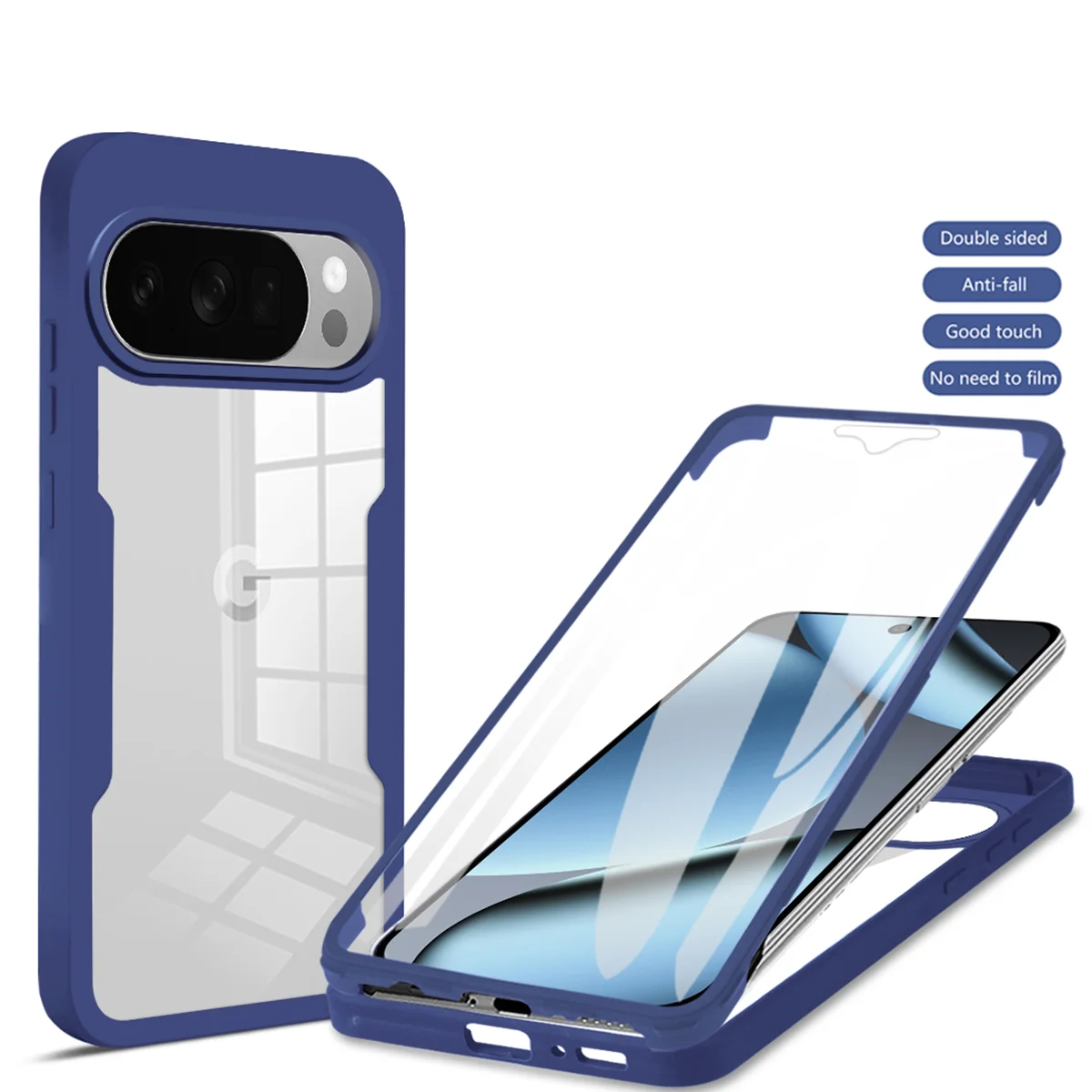 Enhanced Protective 360 Double-Sided Phone Case Cover