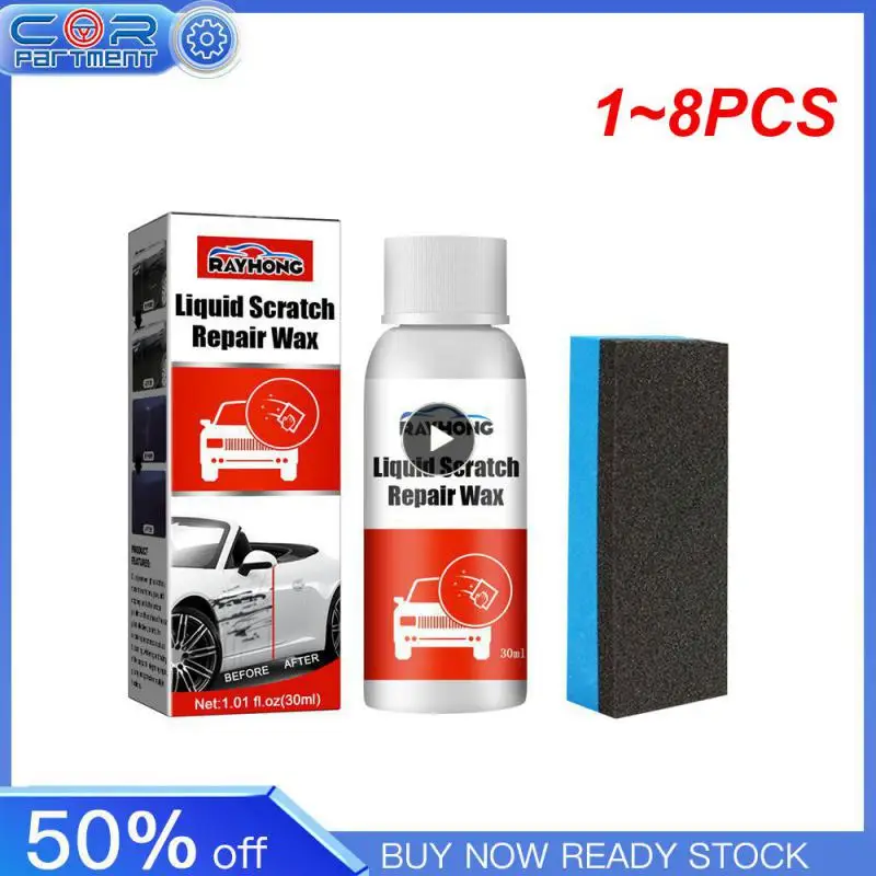 

1~8PCS 30ml Liquid Scratch Repair Wax Liquid Car Polishing Agent Anti-Scratch Hydrophobic Car Scratch Remover
